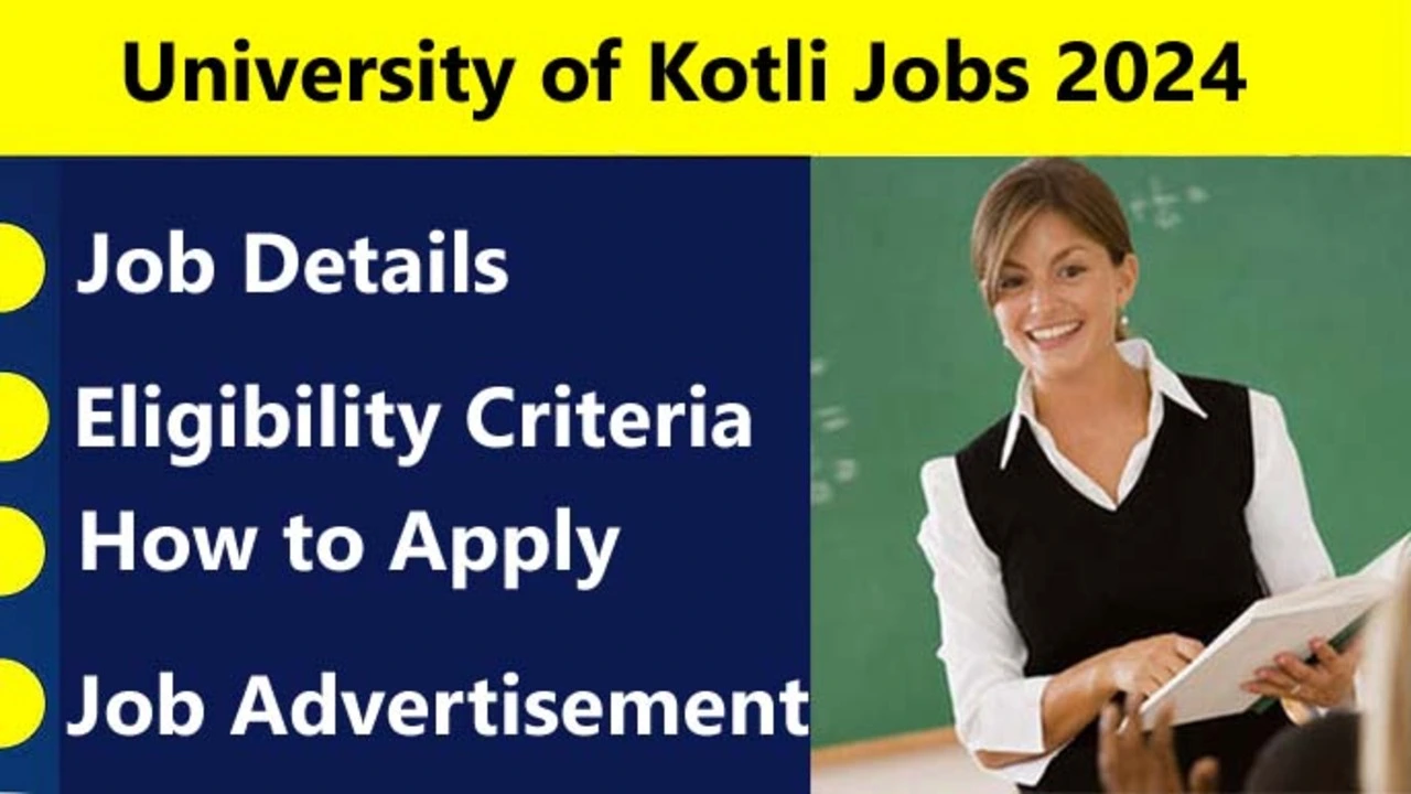 University Of Kotli Jobs 2024 For Male & Female Staff Required