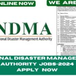 National Disaster Management Authority (NDMA) Jobs 2024-25 Apply Online